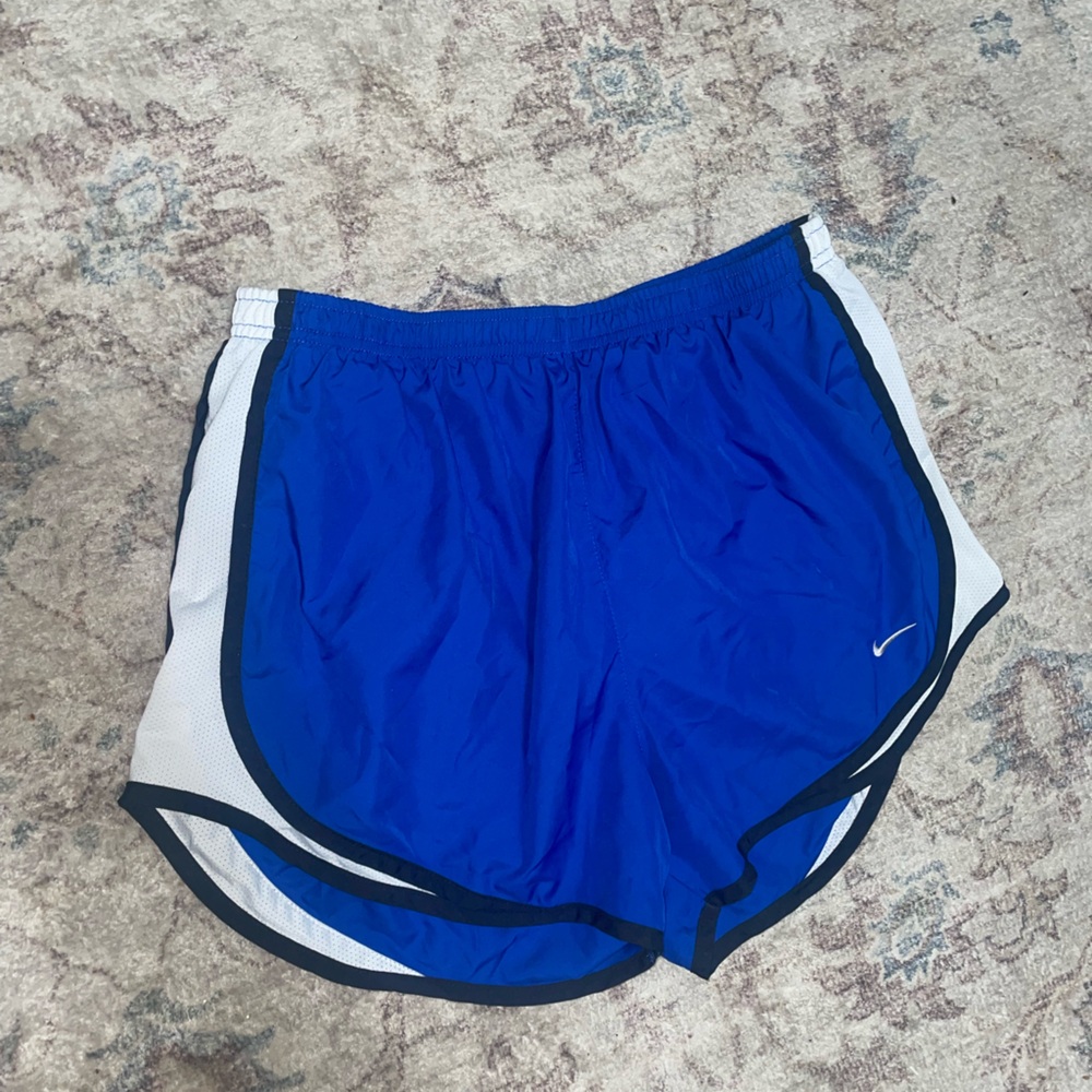 Womens Nike Dri-Fit Shorts Blue Size Medium